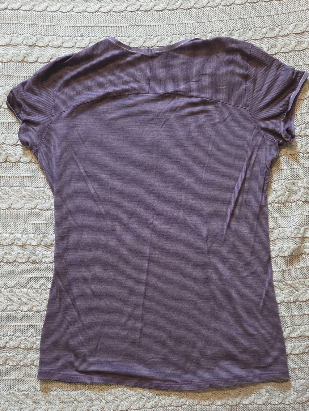 Smartwool Classic T-Shirt Womens Large Purple Short Sleeve All-Season 100 Merino - Picture 7 of 7